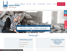 Tablet Screenshot of islamicrelief.de